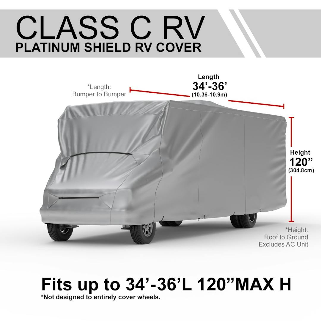 Platinum Shield Class C RV Cover (Fits 34' to 36' Long)