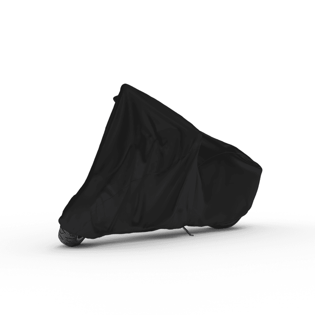 Indoor Black Satin Shield Motorcycle Cover