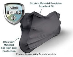 Indoor Black Satin Shield Scooter Cover