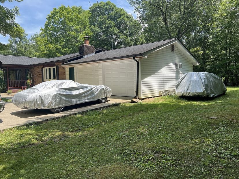 Danny B.'s vehicle under its cover, from their review.