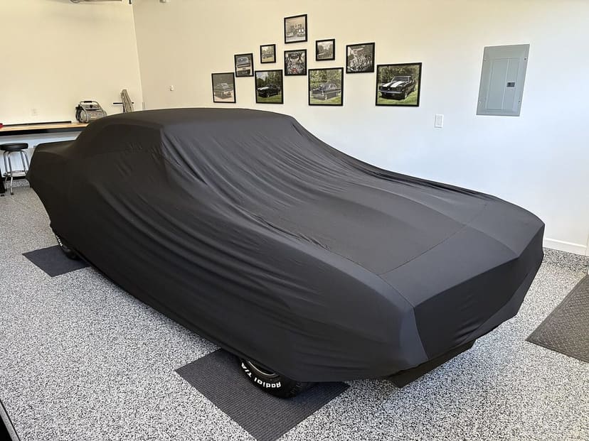 Chip C.'s vehicle under its cover, from their review.