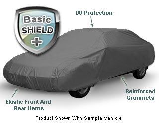 Carigiri White and Navy Blue Car Cover for MG ZS Ev(Triple